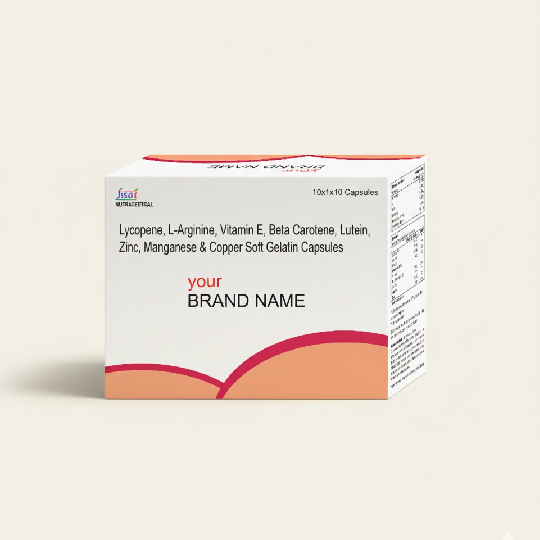 Lycopene  L-Arginine  Vitamin E  Soft Gelatin Capsules